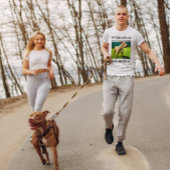 犬最高ののパパのパーソナライズされたペット写真 Tシャツ