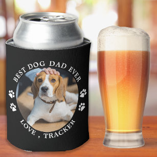 犬最高ののパパの前足のプリントカスタムかわいいペットの写真 缶クーラー