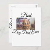犬最高ののパパを追加するペット名photo bone golden r ポストカード (正面/裏面)