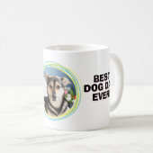 犬最高ののパパ犬から父の日まで コーヒーマグカップ (正面右)