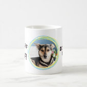 犬最高ののパパ犬から父の日まで コーヒーマグカップ (中央)