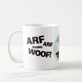 犬最高ののパパ犬から父の日まで コーヒーマグカップ (左)