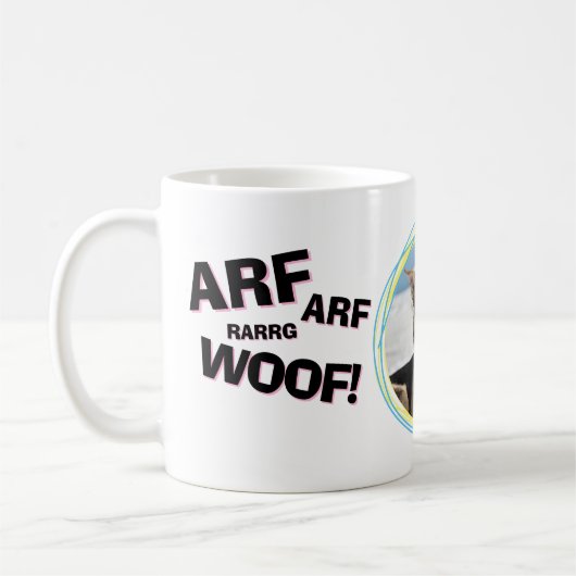 犬最高ののパパ犬から父の日まで コーヒーマグカップ (左)