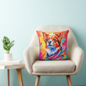 犬最高ののペット絵を描アート クッション (椅子)