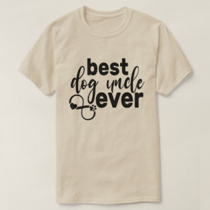 犬最高のの叔父のエバースタイルの日クールのプレゼント Tシャツ