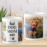 犬最高のの母がペットパーソナライズされたした2写真 コーヒーマグカップ<br><div class="desc">犬最高のの母さ♡... このお気に入りの可愛いペットの写真マグで犬の母の日すごいを驚かせカスタムなさい。こカスタマイズの犬の母は、あなたの犬の写真の二つお気に入りのと名前とマグカップ。すべての犬のママと愛犬家のための完璧な贈り物。犬素晴らしからの贈り物。COPYRIGHT © 2020 Judy Burrows,  Black Dog Art - All Rights Reserved.犬最高の母がペットパーソナライズされた2フォトコーヒーマグ</div>