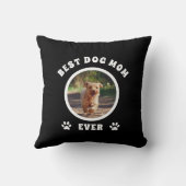 犬最高のの母が撮カスタム影パーソナライズされた クッション (裏面)