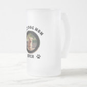 犬最高のの母が撮カスタム影パーソナライズされた フロストグラスビールジョッキ (正面右)