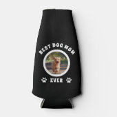 犬最高のの母が撮カスタム影パーソナライズされた ボトルクーラー (正面)