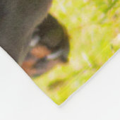 犬最高のの母さん。今まで。Doxie Love Name写真 フリースブランケット (角)