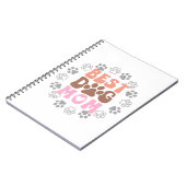 犬最高のの母と肉柄 ノートブック (左側)