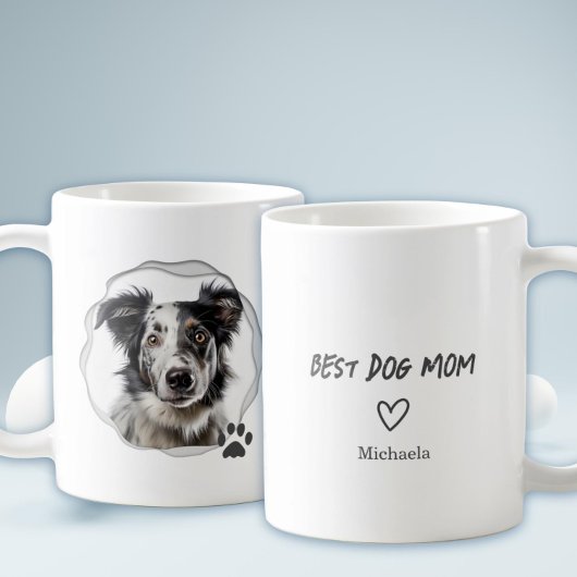 犬最高のの母の写真 コーヒーマグカップ