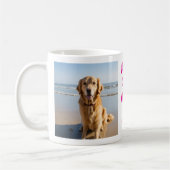 犬最高のの母の写真 コーヒーマグカップ (左)