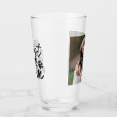 犬最高のの母の写真 タンブラーグラス (左)