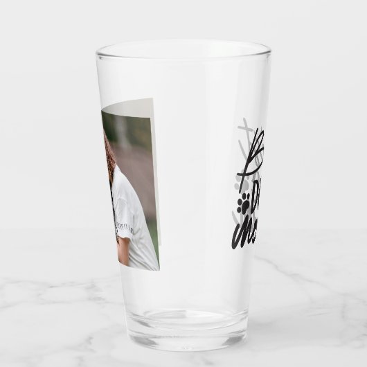 犬最高のの母の写真 タンブラーグラス (右)