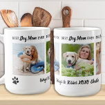 犬最高のの母はパーソナライズされた3写真と名前 コーヒーマグカップ<br><div class="desc">犬最高のの母さ♡... 彼女のお気に入りの誕生日、母の日またはクリスマスであるかどうか、あなたの犬の母を驚かせすごいるこカスタムの写真マグ。こカスタマイズのコーヒーマグは、あなたの犬の写真の3つ、ラップのまわりにデザイン、中央の写真の名前または小さなメッセージでパーソナライズされているお気に入りの。犬素晴らしからの贈り物。COPYRIGHT © 2020 Judy Burrows,  Black Dog Art - All Rights Reserved.犬最高の母は今までパーソナライズされた3写真と名前コーヒーマグ</div>