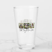 犬最高のの母は今までカスタム- 3-Photo Collage タンブラーグラス (正面)