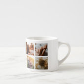 犬最高のの母は写真パーソナライズされたコラージュ エスプレッソカップ (右)