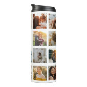 犬最高のの母は写真パーソナライズされたコラージュ タンブラー (回転右)