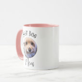 犬最高のの母 – カスタム写真2トーンのコーヒーマグ マグカップ (正面左)