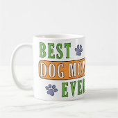 犬最高のの母 コーヒーマグカップ (左)
