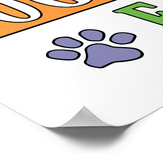 犬最高のの母 ポスター (角)