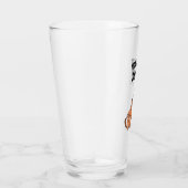 犬最高のの父親向けDOGパパおもしろいギフト タンブラーグラス (右)