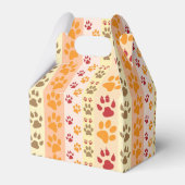 犬最高のの足の印刷ペットのパターン フェイバーボックス (裏面サイド)