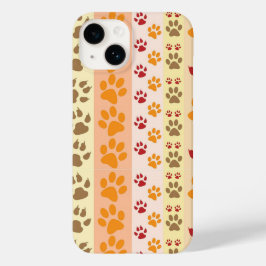 犬最高のの足の印刷ペットのパターン Case-Mate iPhone 14ケース