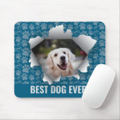 犬最高ののPET写真カスタムポープリントハートパターン マウスパッド (マウス)