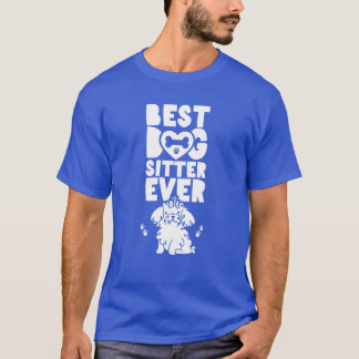 犬最高のシッター常に仕事の犬は犬の子犬Vi Tシャツ