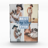 犬最高のパパの父の日の犬が最高の今まで フォトブロック (正面)