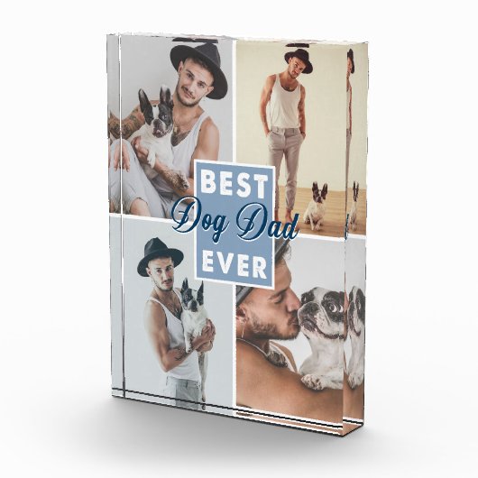 犬最高のパパの父の日の犬が最高の今まで フォトブロック (右)