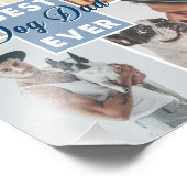 犬最高のパパの父の日の犬が最高の今まで フォトプリント            (角)