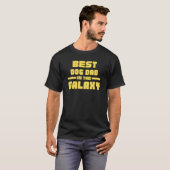 犬最高のパパの銀河系 Tシャツ (正面フル)