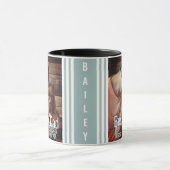 犬最高のパパエバカスタムー写真犬名 マグカップ (中央)