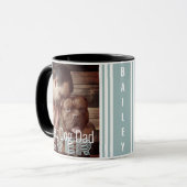 犬最高のパパエバカスタムー写真犬名 マグカップ (正面左)