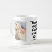 犬最高のパパエバカスタムー文字マグカップ コーヒーマグカップ (正面左)