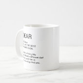 犬最高のパパエバカスタムー コーヒーマグカップ (正面左)