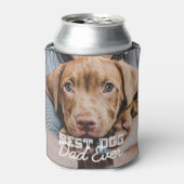 犬最高のパパエバモダンカスタムペット写真 缶クーラー (缶正面)