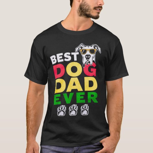 犬最高のパパエバークラシック恋人2024Tシャツ Tシャツ (正面)