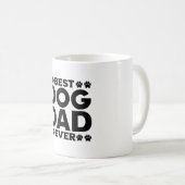 犬最高のパパエバー – 犬の恋人&犬のオーナー父の コーヒーマグカップ (正面右)