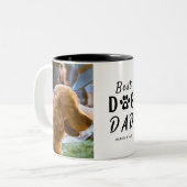 犬最高のパパギフト2トーンのコーヒーマグ ツートーンマグカップ (正面左)