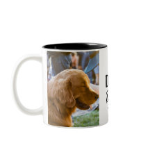 犬最高のパパギフト2トーンのコーヒーマグ