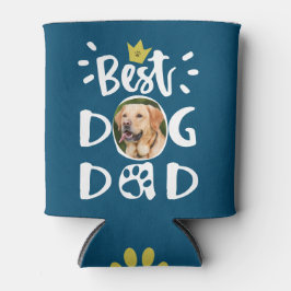 犬最高のパパペットフォトポープリント文字カスタムカラー 缶クーラー