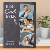 犬最高のパパペット写真父の日 フォトプラーク