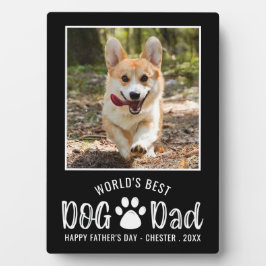 犬最高のパパ写真父の日あなたの色 フォトプラーク