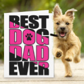 犬最高のパパ永遠の父のデイカード カード