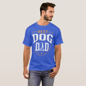 犬最高のパパ父誇りを持った犬愛家 Tシャツ (正面フル)