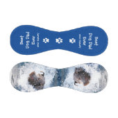 犬最高のパパ2人の写真父の日 野球ボール (パネル)